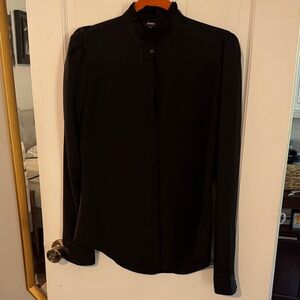 Express Relaxed Portofino Black Blouse